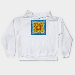 design inspired by nature in square composition Kids Hoodie